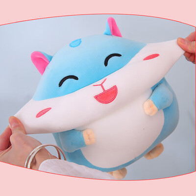 

Tailored Cute Kawaii Cartoon Plush Hamster Funny Toys Soft Stuffed Dolls Kids Gift 35cm