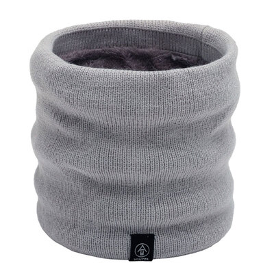 

Unisex Winter Men Women Warm Knitted Ring Scarves Thick Elastic Knit Mufflers Children Neck Warmer Plush Polyester Scarf