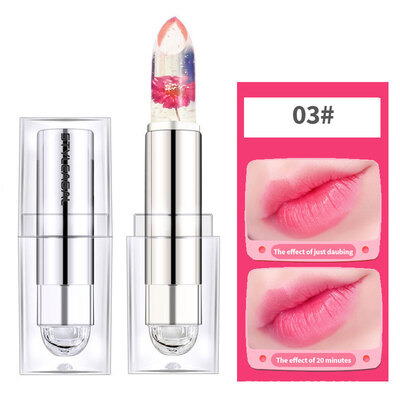 

Lipsticks Magic Jelly Flower Color Changing Lipstick Makeup Moisturizer Lipstick Lip Gloss