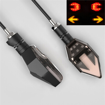 

Universal 2 In 1 Motorcycle LED Turn Signal Dynamic Indicator Brake Tail Light