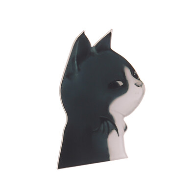 

Cute Cat Black Dog Acrylic PVC Badge Children Pin Brooch Backpack Decoration Badges For Clothing And Bags