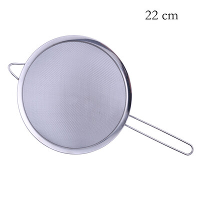 

Toponeto 7 Sizes Stainless Steel Wire Fine Mesh Oil Strainer Flour Sifter Sieve Colander