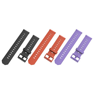 

〖Follure〗3PCS Sports Soft Silicone Replacement Band Strap for Samsung Watch active 20MM