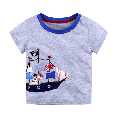 

WEIXINBUY Boys Tops Summer Children Tshirts Boys Clothes Kids Tee Shirt Fille 100 Cotton Character Print Baby Boy Clothing