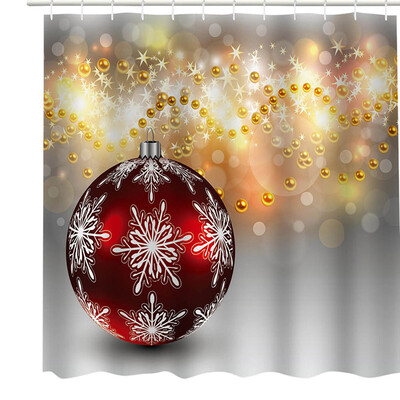

Shower Curtain Christmas Tree Snowman Pattern Polyester Waterproof Shower Curtain Festival 8 Style 180180CM Bath Screens