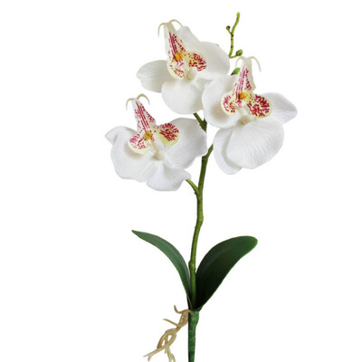 

1PC Mini Phalaenopsis Silk Flowers Artificial Decorative Flower Creative DIY Accessories wedding decoration