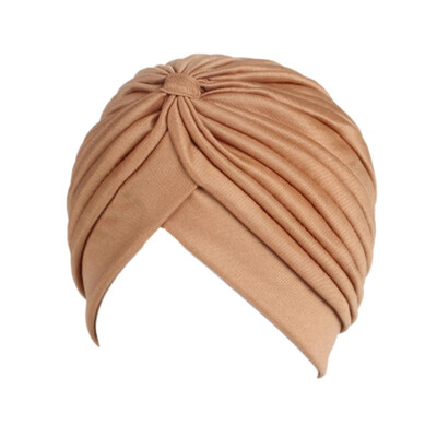 

Women  Turban Headband Full Head Cover Wrap Loss Chemo Yoga Hat Bandana Scarf