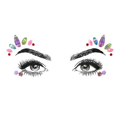 

〖Follure〗Face Gems Adhesive Glitter Jewel Tattoo Wedding Festival Rave Party Body Make Up
