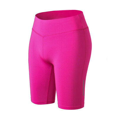 

Women Compression Fit Tight Night Reflective High Waist Elastic Women Tight Bottom Slim shorts