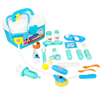 

Siaonvr 22PCS Children Pretending Doctors Medical Game Suit Role Playing Toy