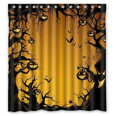 

〖Follure〗Waterproof Polyester Fabric Beach Printing 12 Hooks Bathroom Shower Curtain