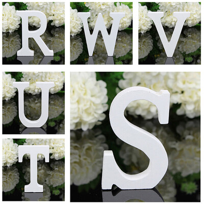 

8x5x12cm New A-Z Wooden Wood Letters Alphabet Word Free Standing Wedding Party Home Decoration