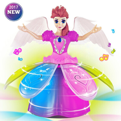 

〖Follure〗Girl Dancing Princess Multifunction Music Doll LED Pet Electronic Robot