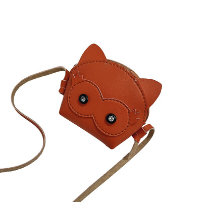 

Children Cute Fashion Casual Quality Sweet Cartoon Animal Pattern Cross-body Handbag Fashion Girls Kids PU Shoulder Messenger