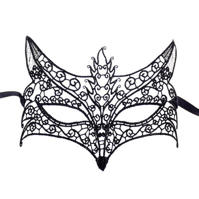 

Tailored Masquerade Lace Mask Catwoman Halloween Cutout Prom Party Mask Accessories HOT
