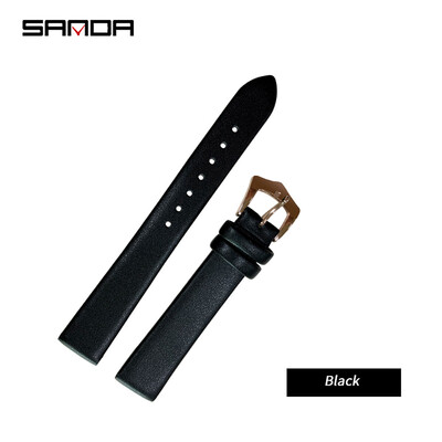 

〖Follure〗Multicolor Rose Gold And Gold Buckle Soft Leather Strap Watch Accessories 16MM