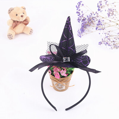 

Halloween Girls Headband Orange Witch Cosplay Headdress Kids Pumpkin Hair Hoop Clip For Kids Party Decor