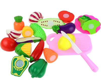 

YIWULA12PC Cutting Fruit Vegetable Pretend Play Children Kid Educational Toy