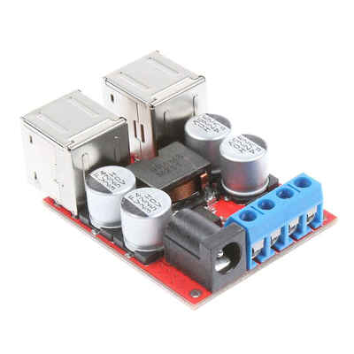 

8V-35V to 5V 8A 4-Port USB Charger Power Supply Module Step-down Buck Voltage Module for Mobile Phones Car