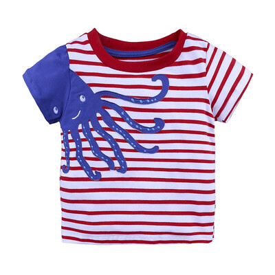 

WEIXINBUY Boys Tops Summer Children Tshirts Boys Clothes Kids Tee Shirt Fille 100 Cotton Character Print Baby Boy Clothing