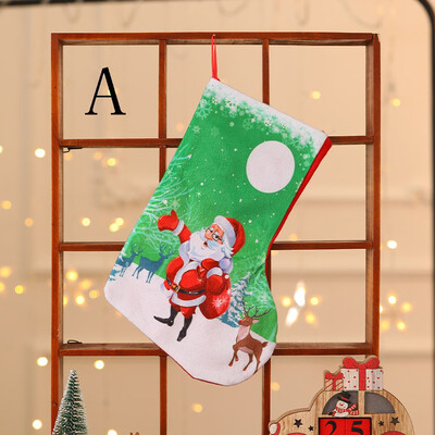 

Tailored Christmas Stockings Mini Socks Santa Candy Gift Bag Christmas Tree Decorations