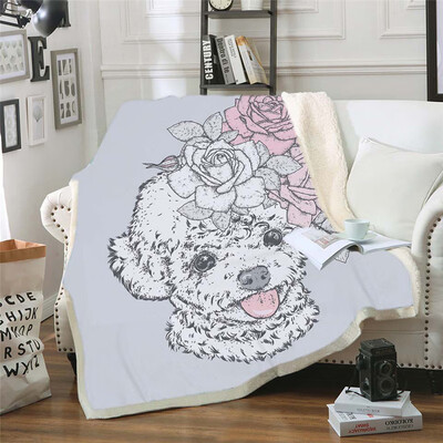 

Cotton Wool Square Blanket With Thickened Plush 3D Digital Printing Super Soft Flannel Fabric Daily Supplies