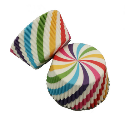 

100PCSSet Muffin Cupcake Paper Cups Cake Forms Cupcake Liner Baking Muffin Box Cup Case Party Tray Cake Mold