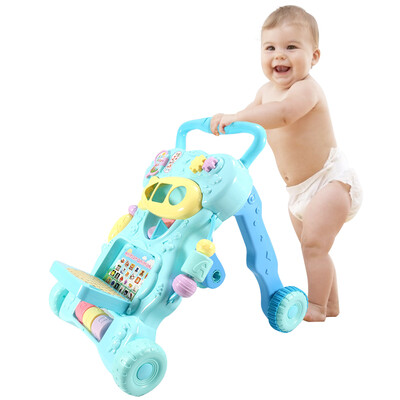 

Baby Sit to Stand Walkers Toy Kids Activity Play Center With Musical Learning Push Walker For Infant Boys Girls