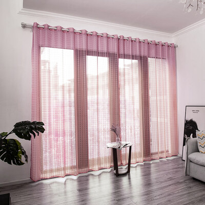 

Gobestart Leaves Sheer Curtain Tulle Window Treatment Voile Drape Valance 1 Panel Fabric