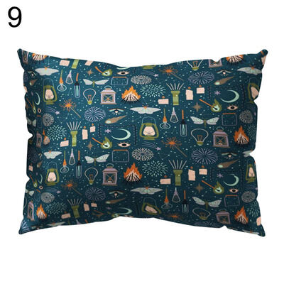 

Firework Bird Stripe Pillow Case Cushion Cover Sofa Bed Car Cafe Office Decor