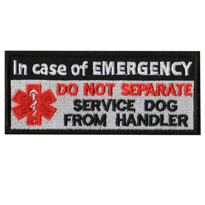

Pet Dog Strap Magic Stickers Service Dog Cloth Tag Patches Training Harness Vest