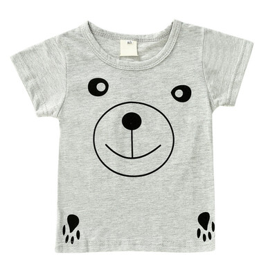 

Summer Toddler Girl Shirts Cartoon Print Baby Boys T Shirt Kids Boys Girls T-Shirts Clothes Cotton Toddler Tops Girls Shirt