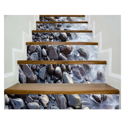 

3D Scenery Pattern Stair Sticker 6PcsSet DIY Wall Decal Mural Wallpaper