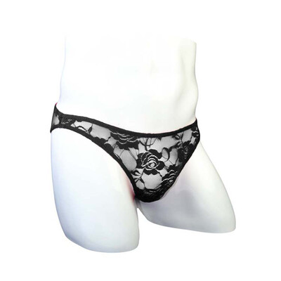 

Men Briefs Sexy Low-rise Mesh See-through Underwear G-string Underpants