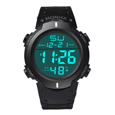 

Men LED Light Digital Sport Watch Fashion Business Outdoor Big Dial Students Automatic Mechanical Gift Multifunction Wristwatch