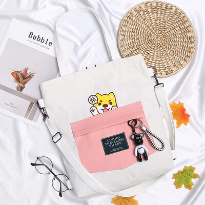 

Multi-Style Durable Sturdy Canvas Bag Girl Slant Bag Student Bag Shoulder Bag