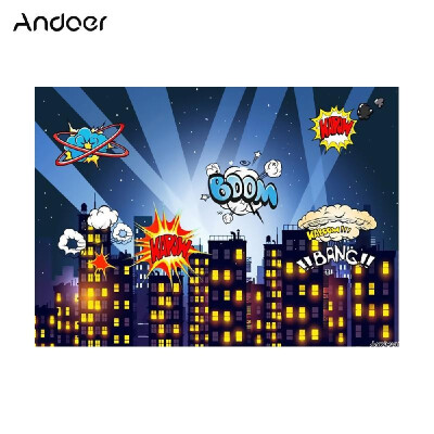 

Andoer 15 21m5 7ft Super Hero City Photography Background Baby Children Backdrop Photo Studio Pros