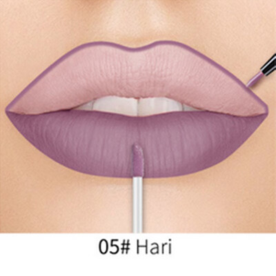 

Fashion Women 20 Colors 2 In 1 Lip Gloss&Lip Liner Matte Liquid Lipstick