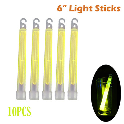 

〖Follure〗10PCs Colorful Glow Sticks 6 Inch Light Sticks Party Favors for Kids Adults