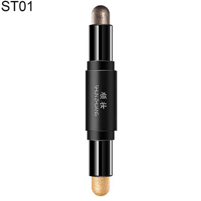 

3g Double Head Eyeshadow Pencil Shimmers Long-lasting Makeup Matte Highlighter