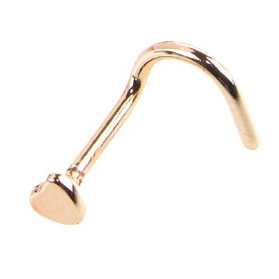 

Stainless Steel Heart-shaped Nose Lips Ring Ear Clip Body Piercing