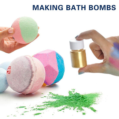 

Gobestart Slime Powder DIY Mica Powder Natural Powder Pigments For Adhesive Pigments Bath