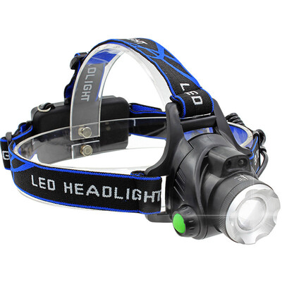 

T6 LED Headlight Zoomable 3 Modes Camping Hiking Headlamp USB Rechargeable