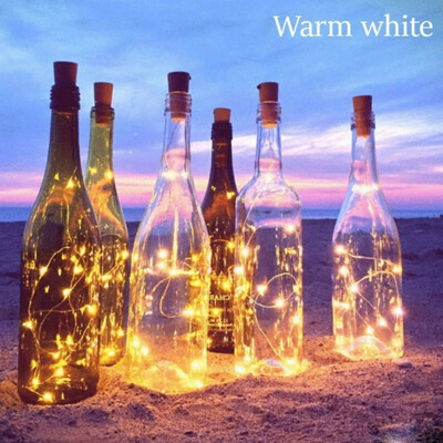 

Christmas Halloween Party Decor Ornament Red Wine Stopper for Christmas Party Dinner Solar Energy LED light Cork Wine Stopper