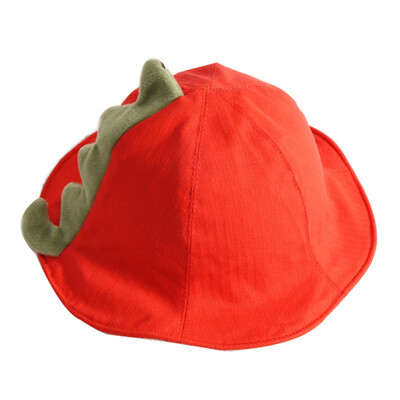 

2019 New Autumn Baby Boys Girls Toddler Cartoon Dinosaur Tail Design Bucket Hats Caps Reversible Sun Headwear