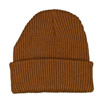 

Childrens Solid Knitted Rainbow Comfort Warmth Fashion Practical Cap Boys And Girls Roll New Hot Cap