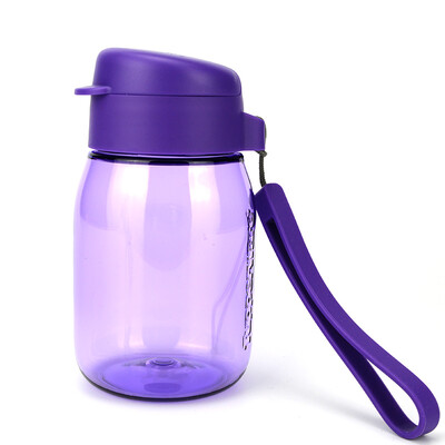 

Tupperware new penguin doodle cup student cute leak-proof cup with reins 350ml star purple