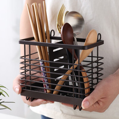 

〖Follure〗Household Punch-Free Wrought Iron Towel Rack Kitchen Debris Rack