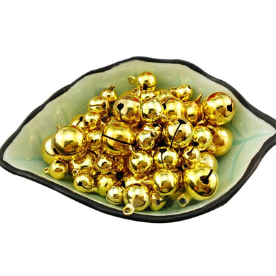 

300 pcslot Iron Loose Beads Small Jingle Bells Christmas Decoration Pendants DIY Crafts Handmade Accessories H2