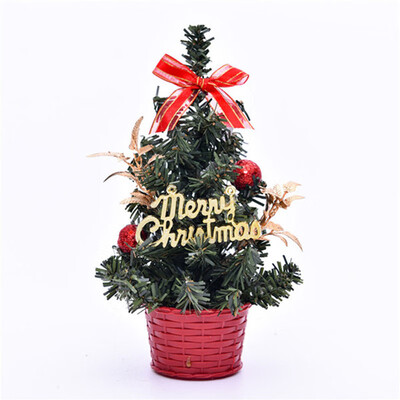 

Mini Christmas Tree Home Holiday Decor Festival Miniature Artificial Table 20cm